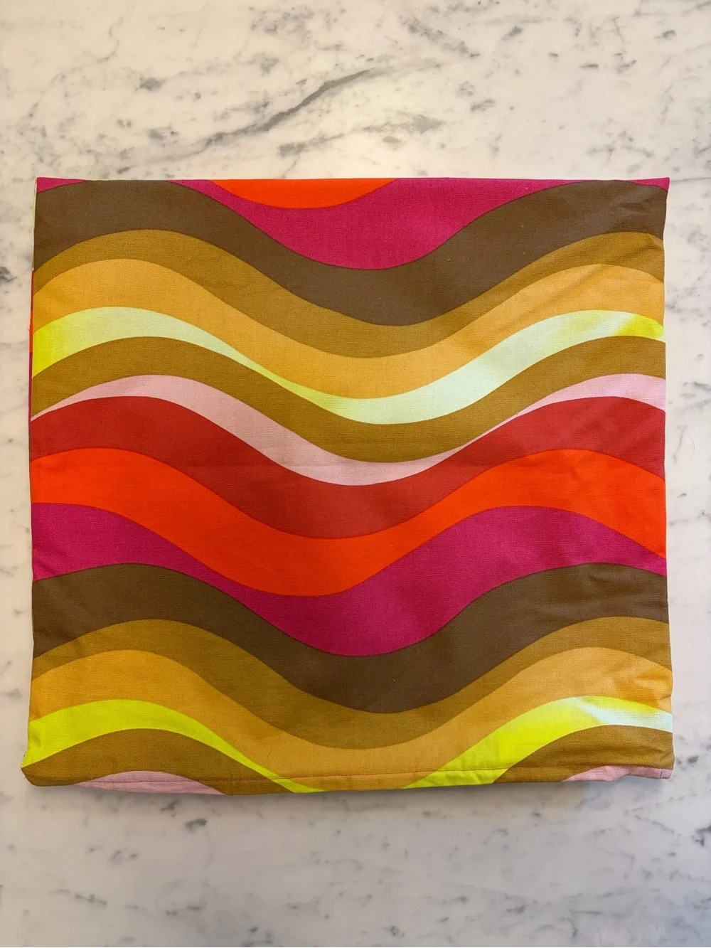IKEA 20x20 Vibrant Wavy Multicolor Pillow Case (set of two)